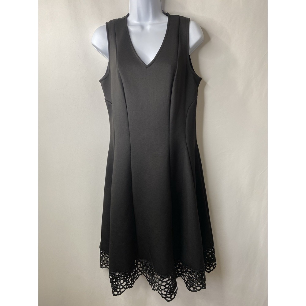 Donna Ricco Womens Little Black Revenge Dress Size 10 Event HOCO Classic Gala